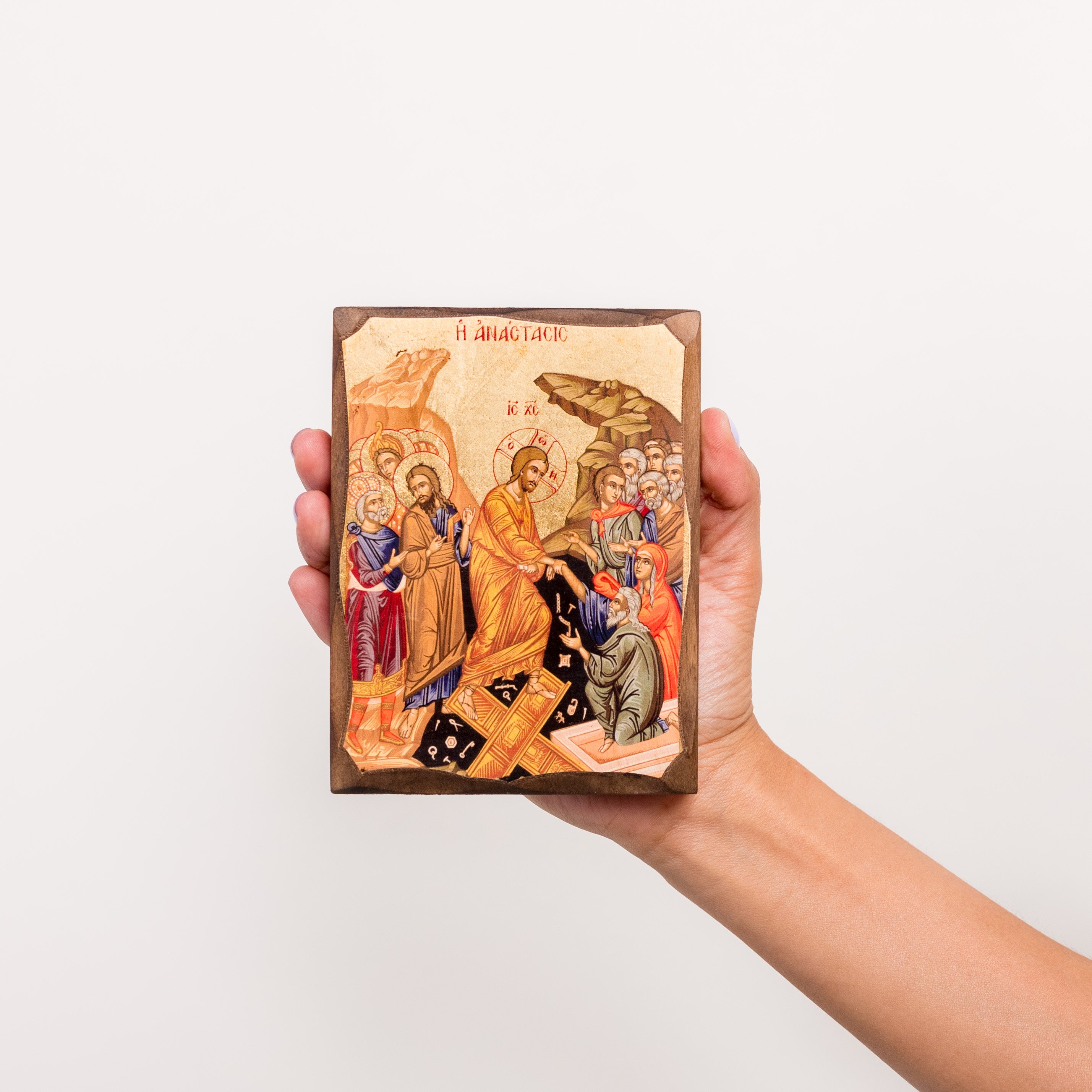 La Resurreción Icono Griego