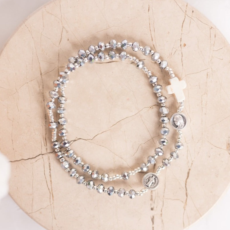 Rosario Pulsera Cristal