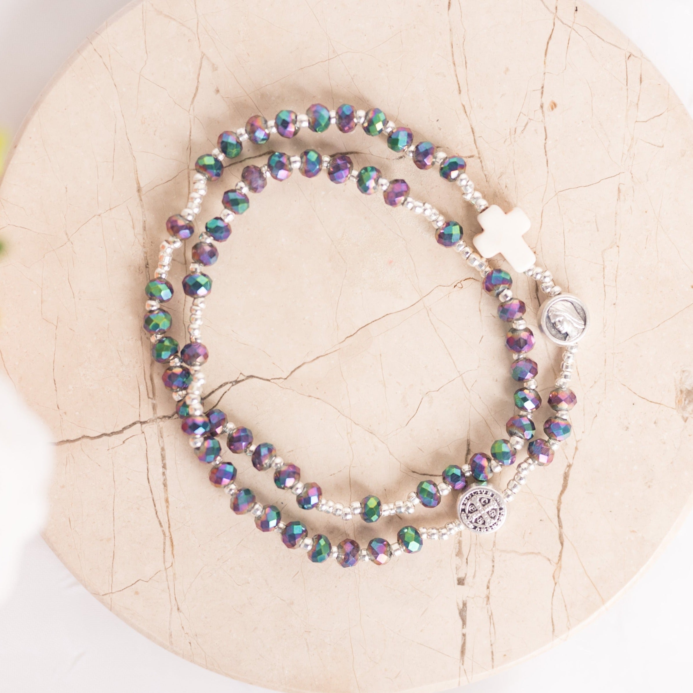Rosario Pulsera Cristal