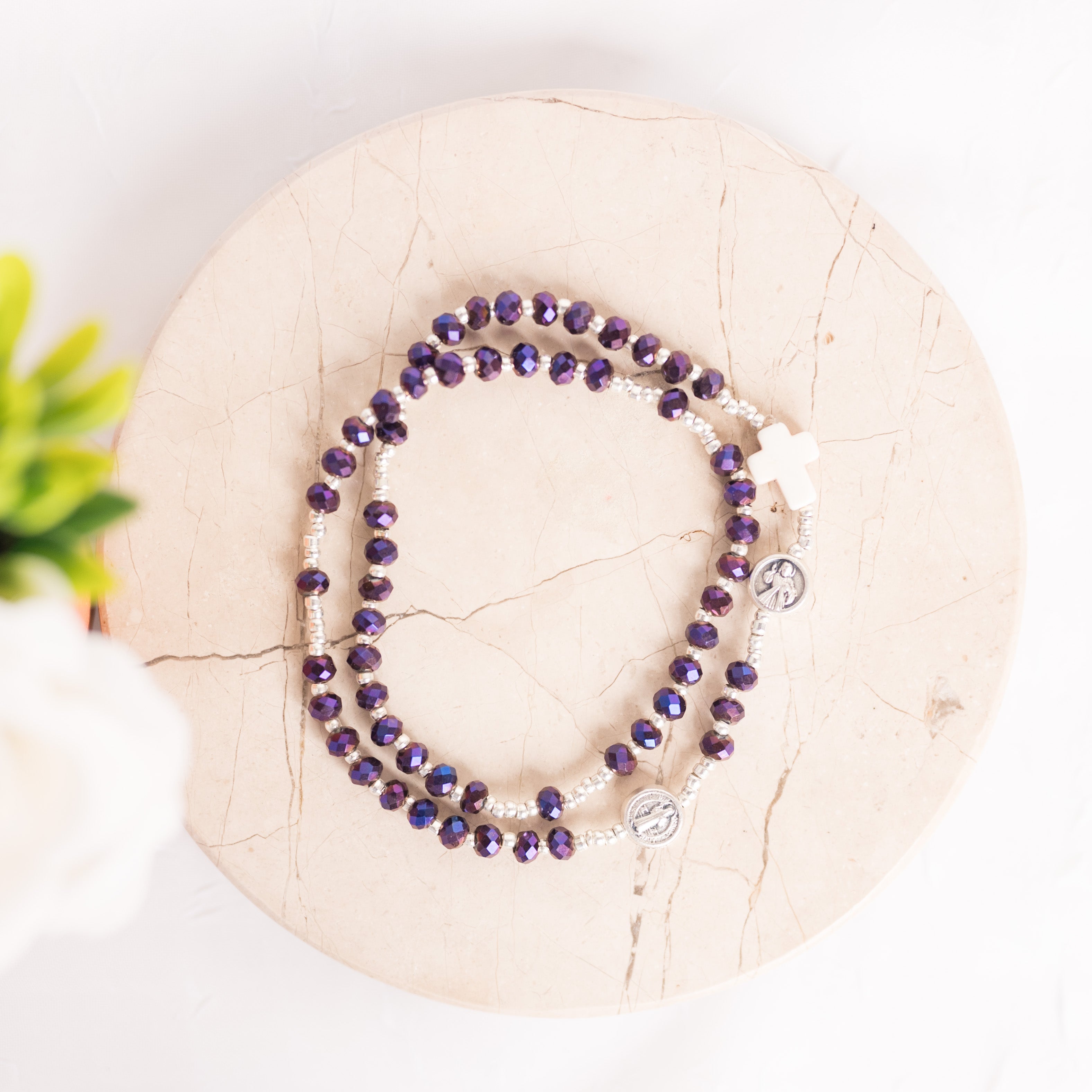 Rosario Pulsera Cristal