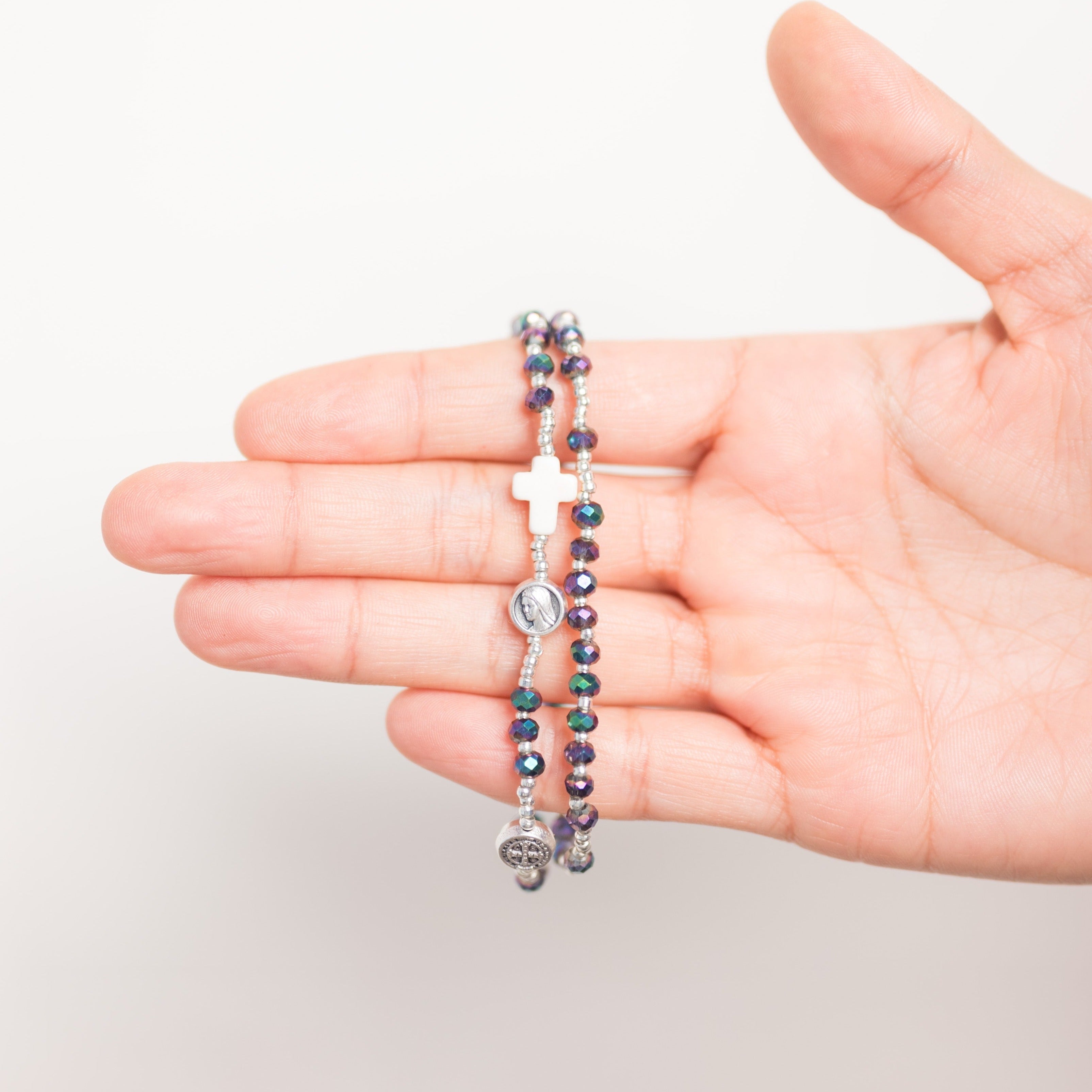 Rosario Pulsera Cristal
