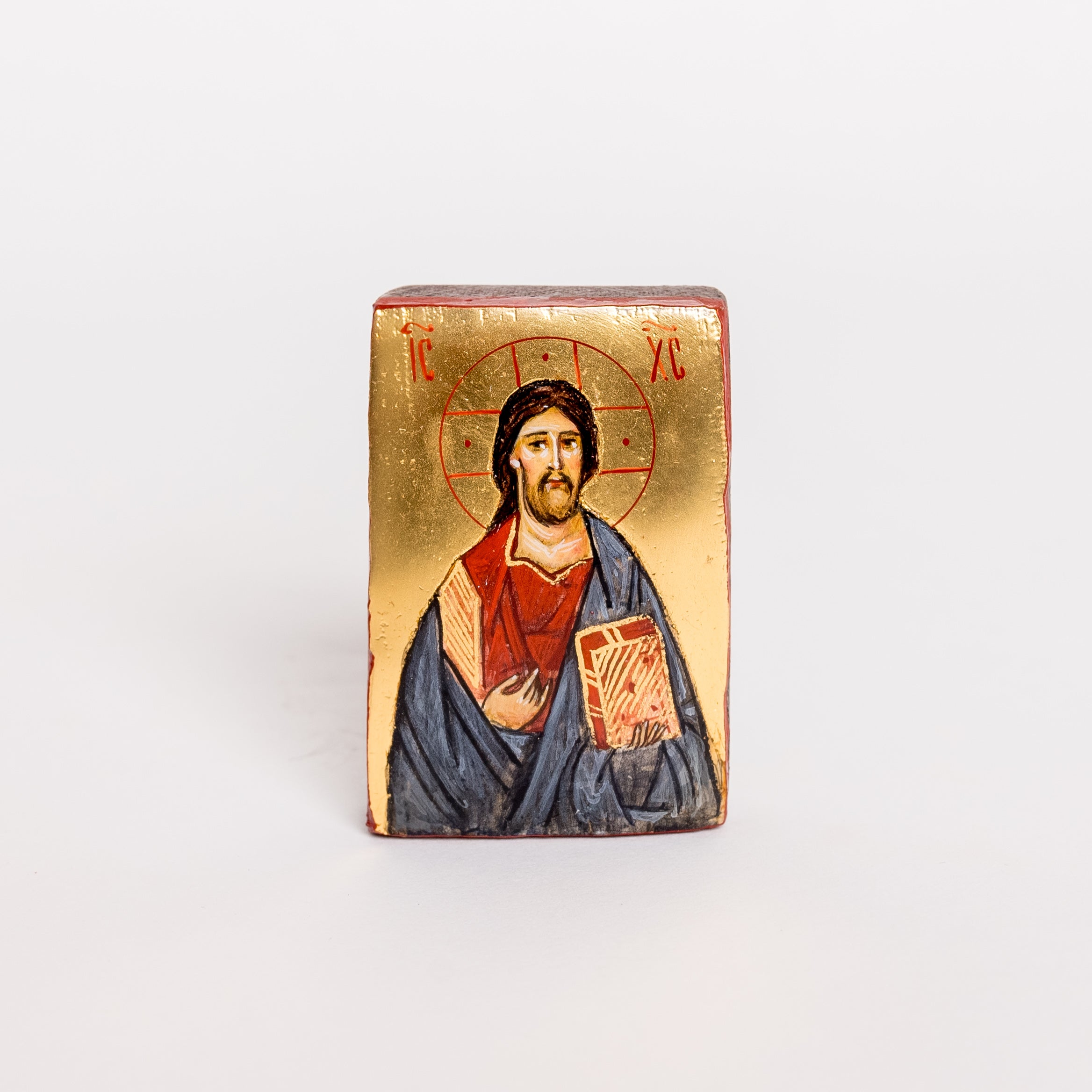 Pantocrator Mini- Icono Pintado a Mano