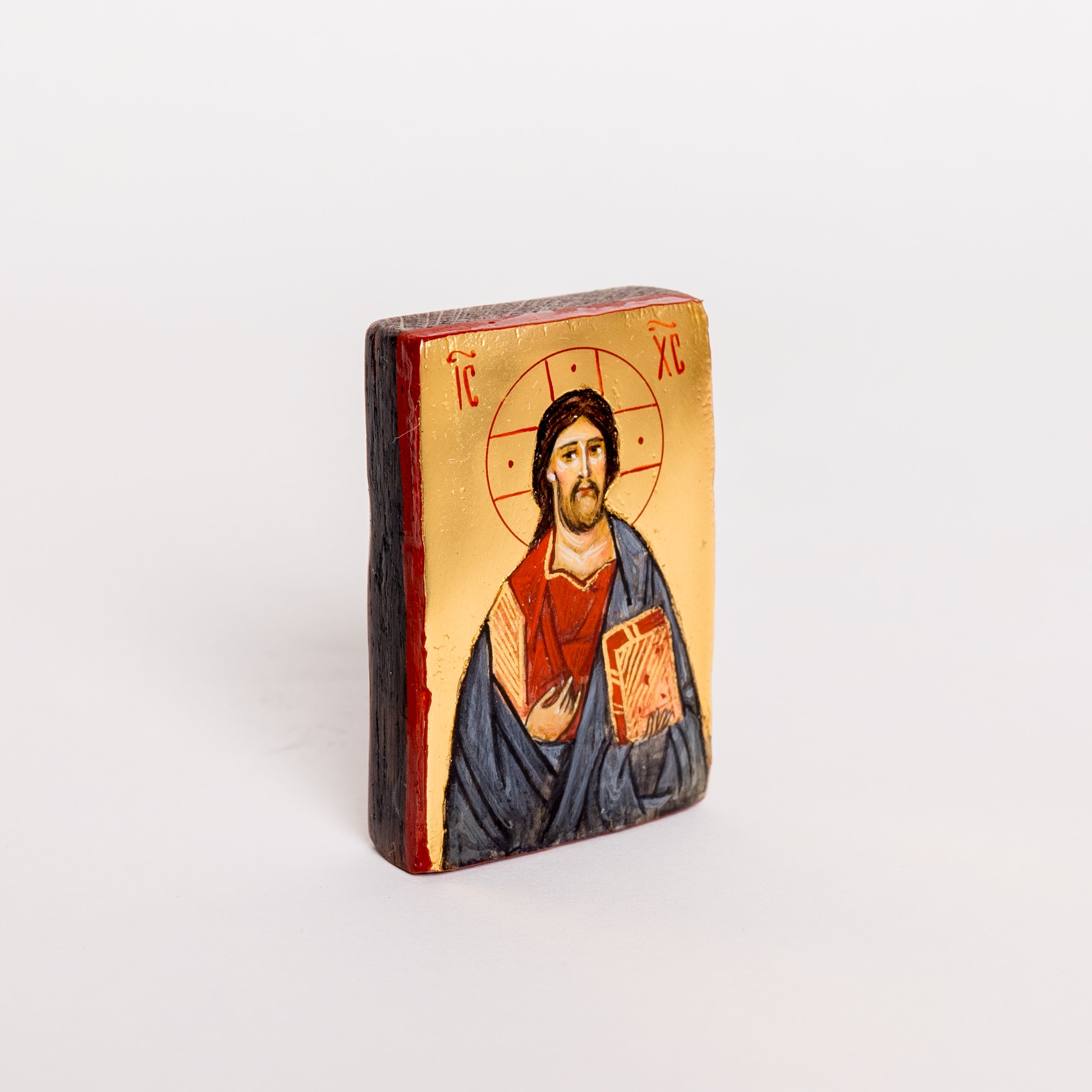 Pantocrator Mini- Icono Pintado a Mano