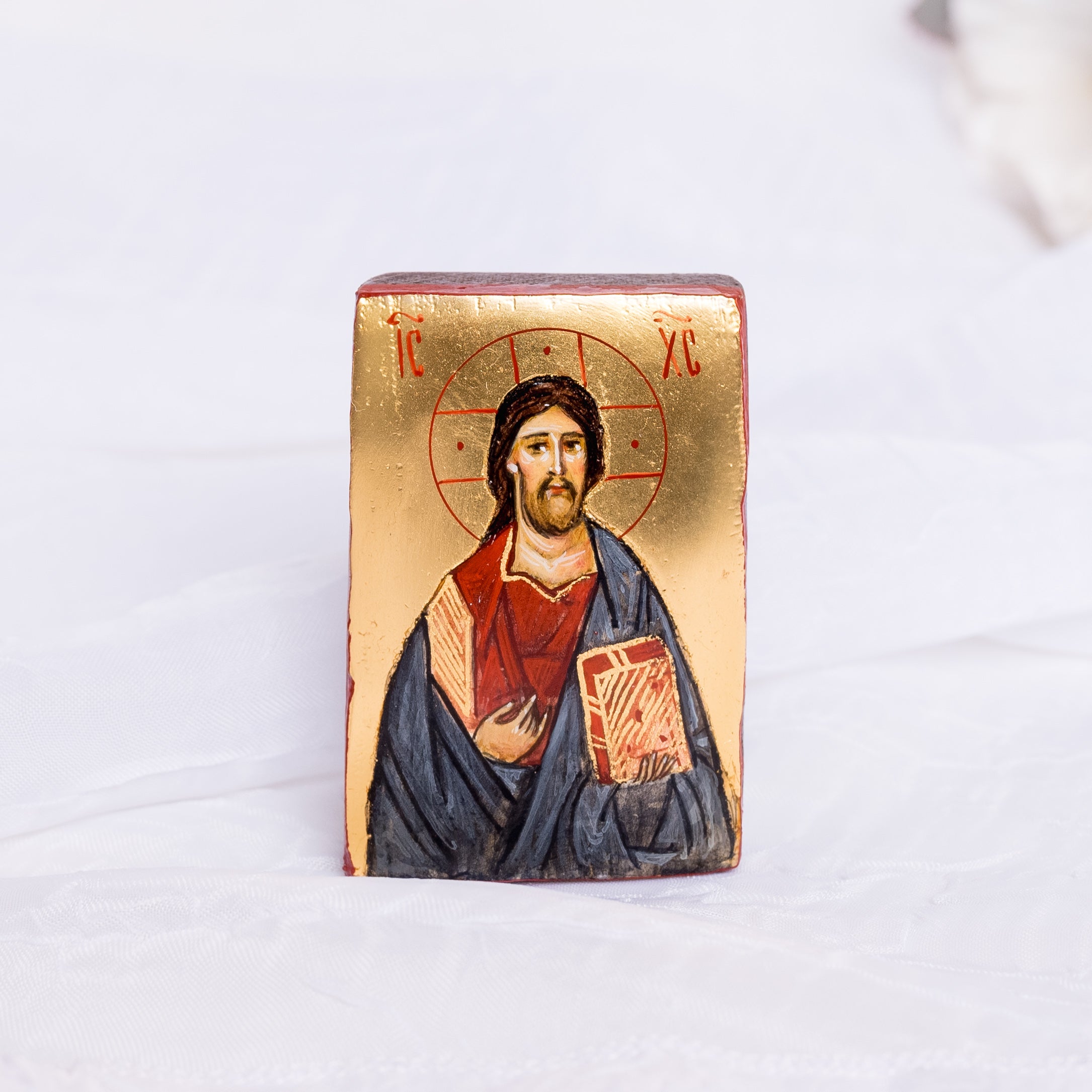 Pantocrator Mini- Icono Pintado a Mano