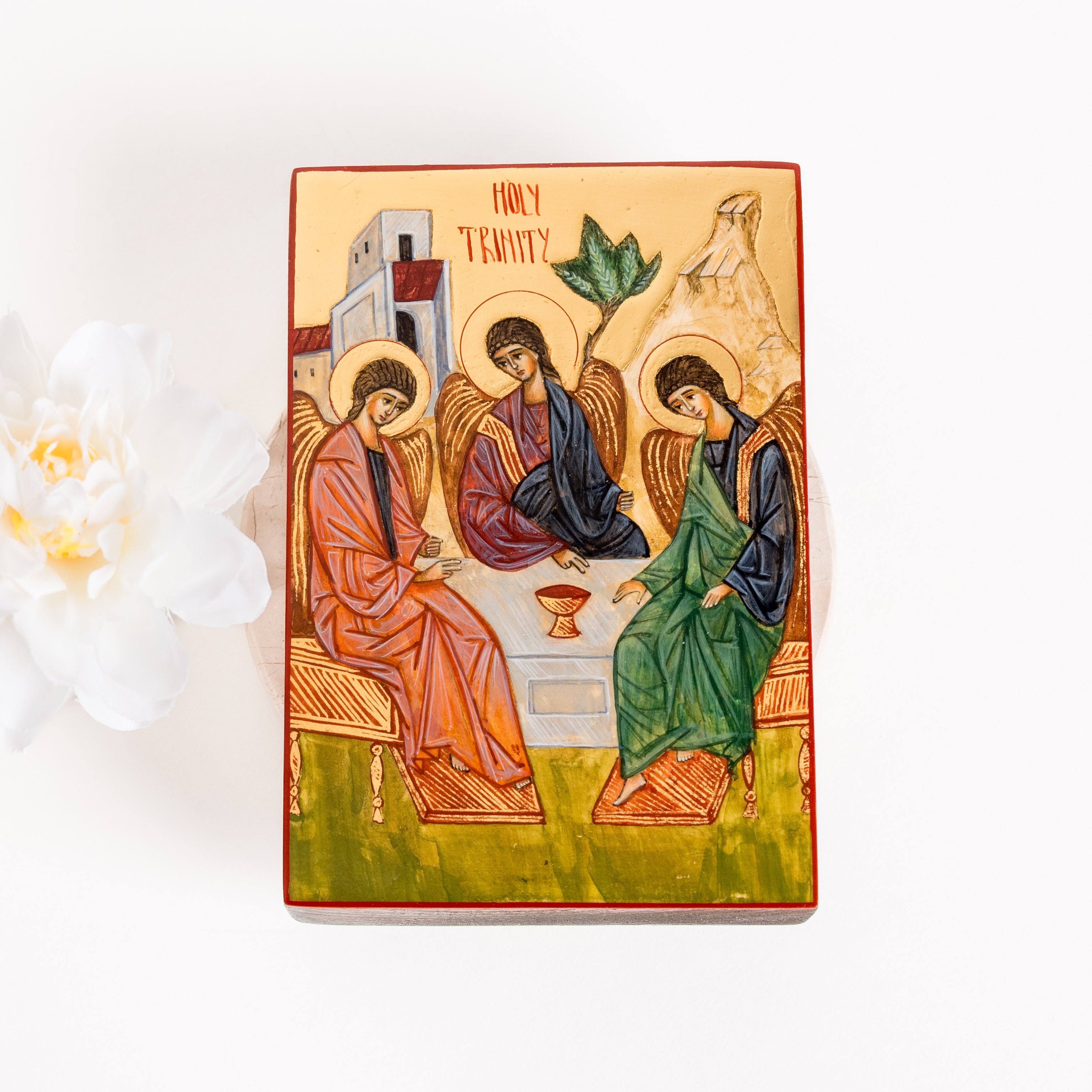 Santísima Trinidad - Icono Pintado a Mano