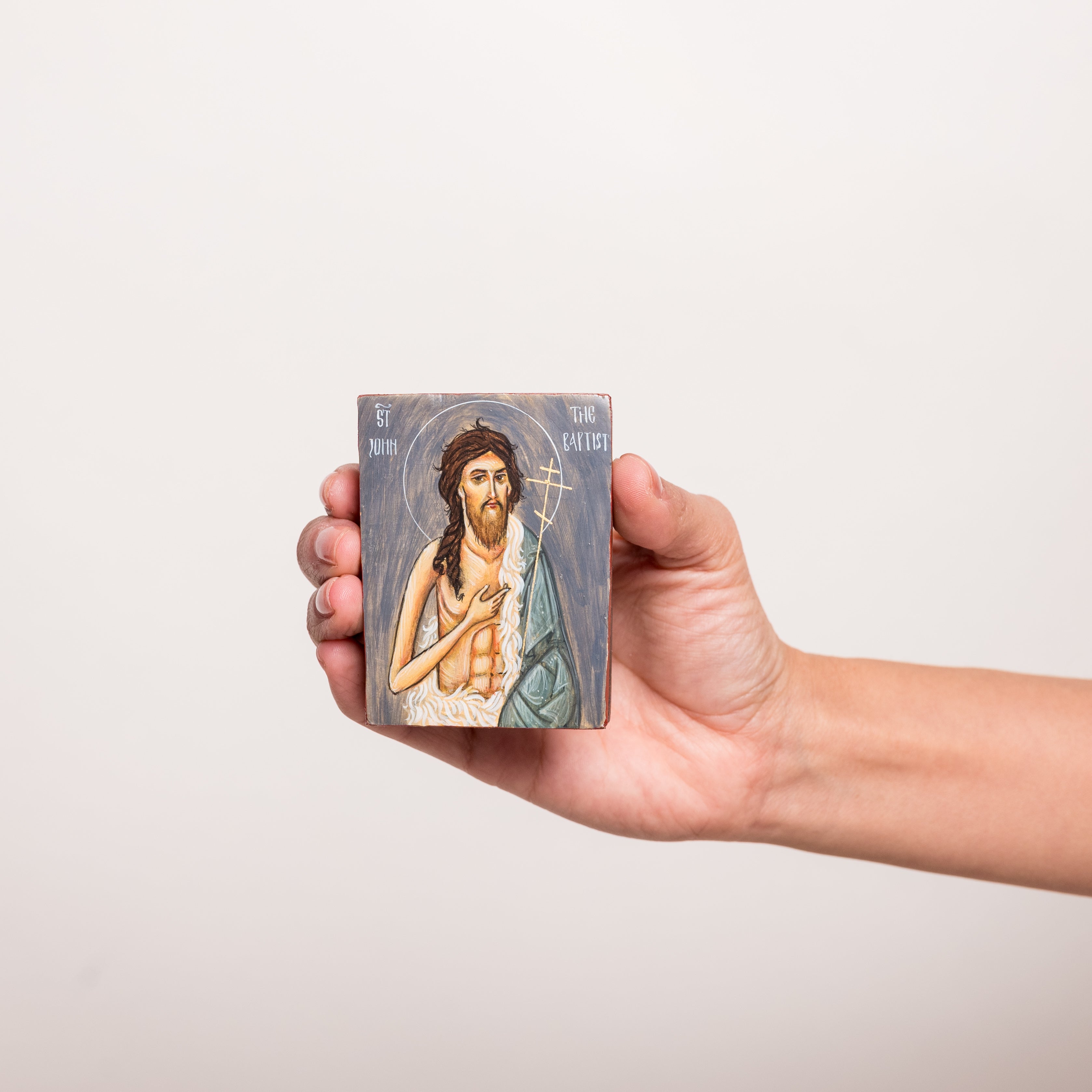 San Juan Bautista - Icono Pintado a Mano