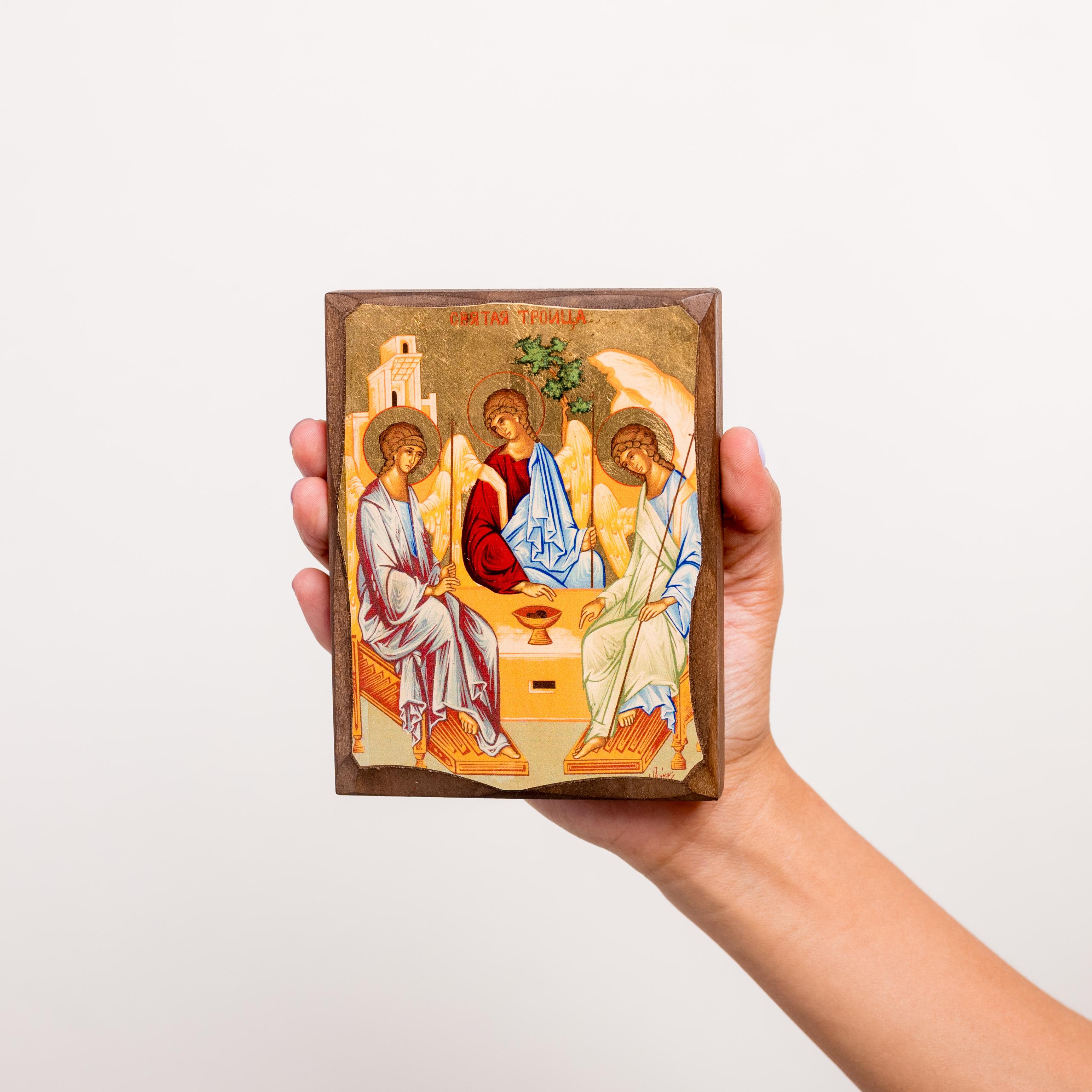 Santísima Trinidad Icono Griego