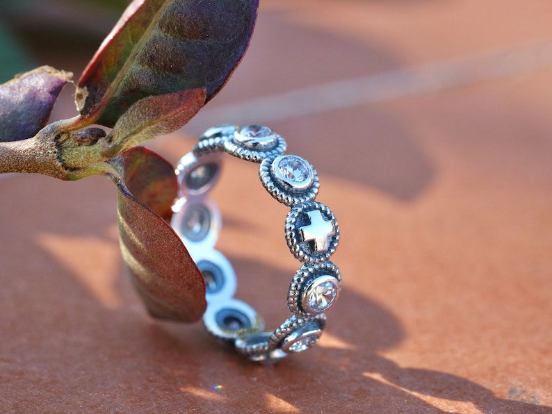 Anillo Decenario Zirconia