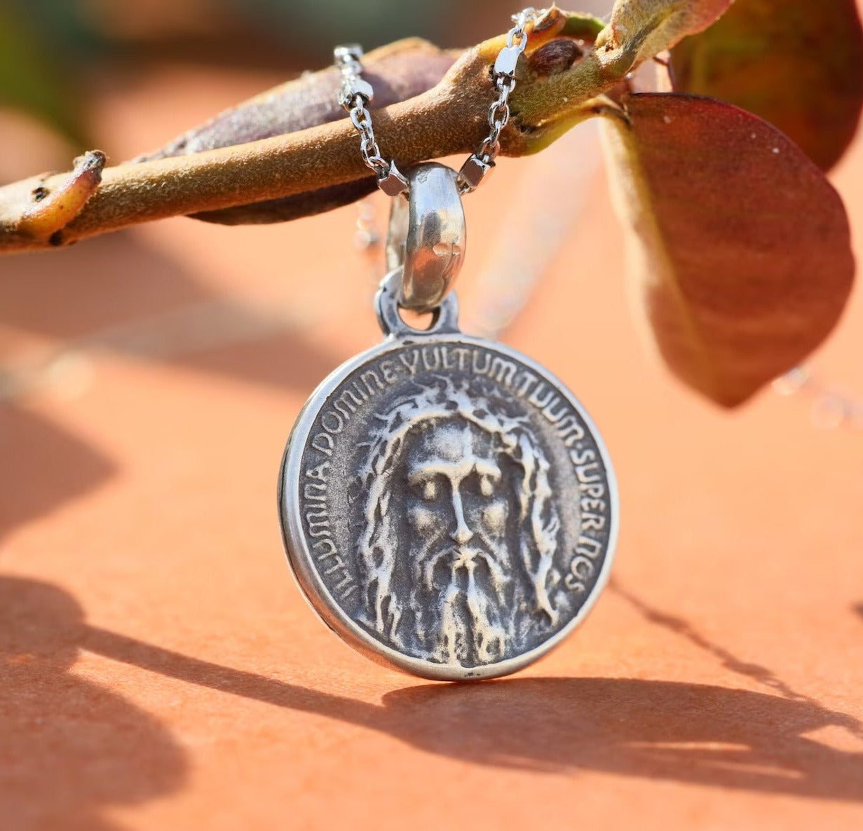 Santa Faz Plata - Rostro de la Sábana Santa
