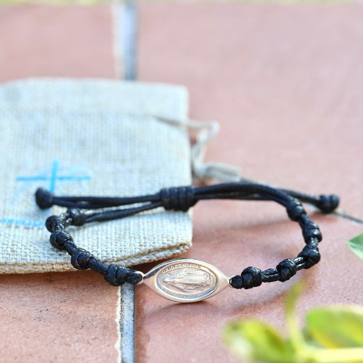 Pulsera Medalla Milagrosa Plata