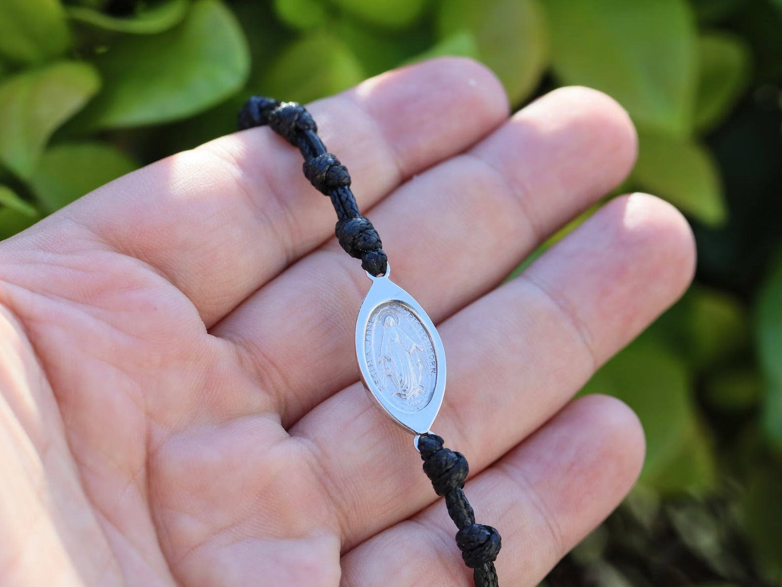 Pulsera Medalla Milagrosa Plata