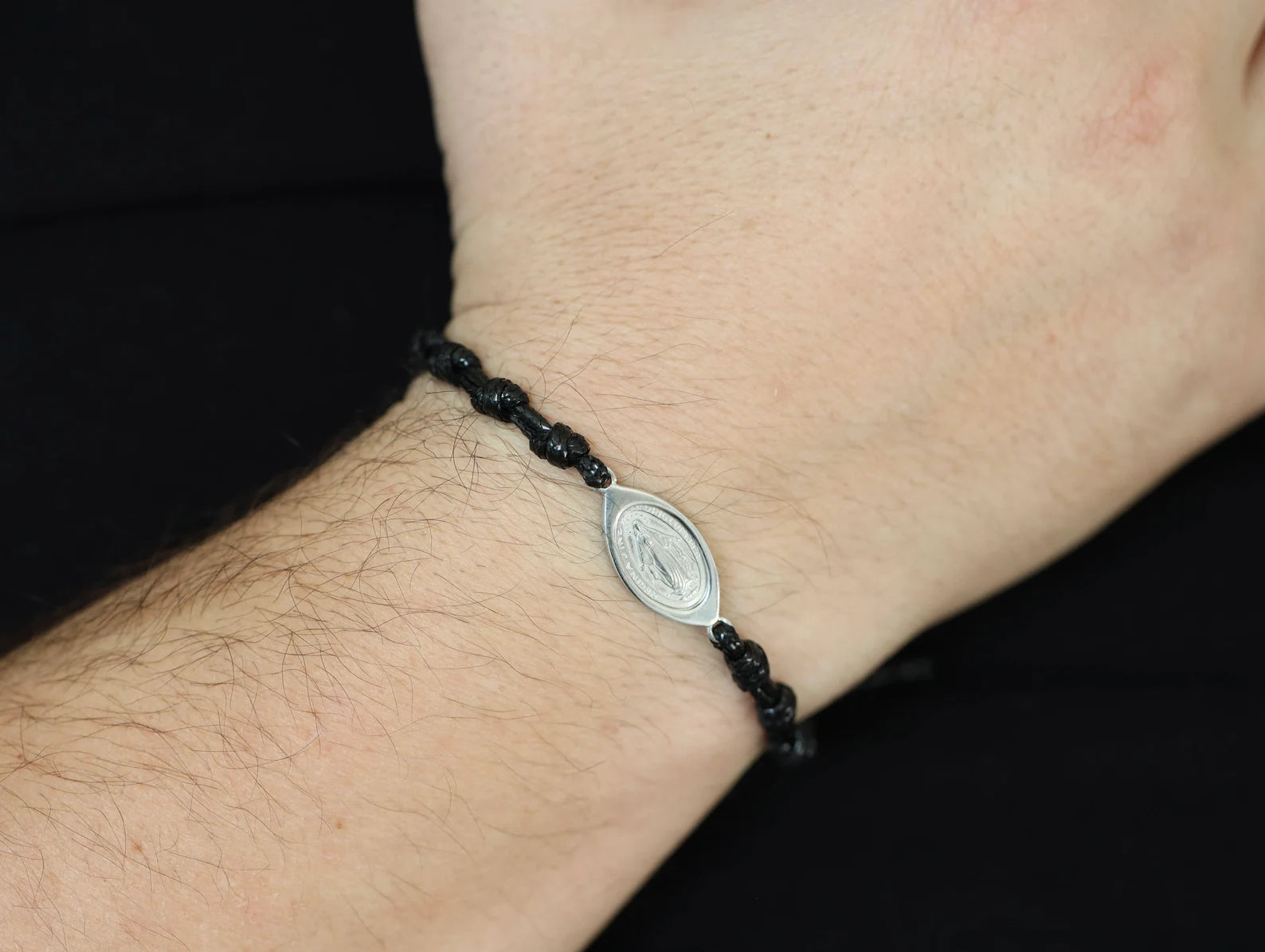 Pulsera Medalla Milagrosa Plata