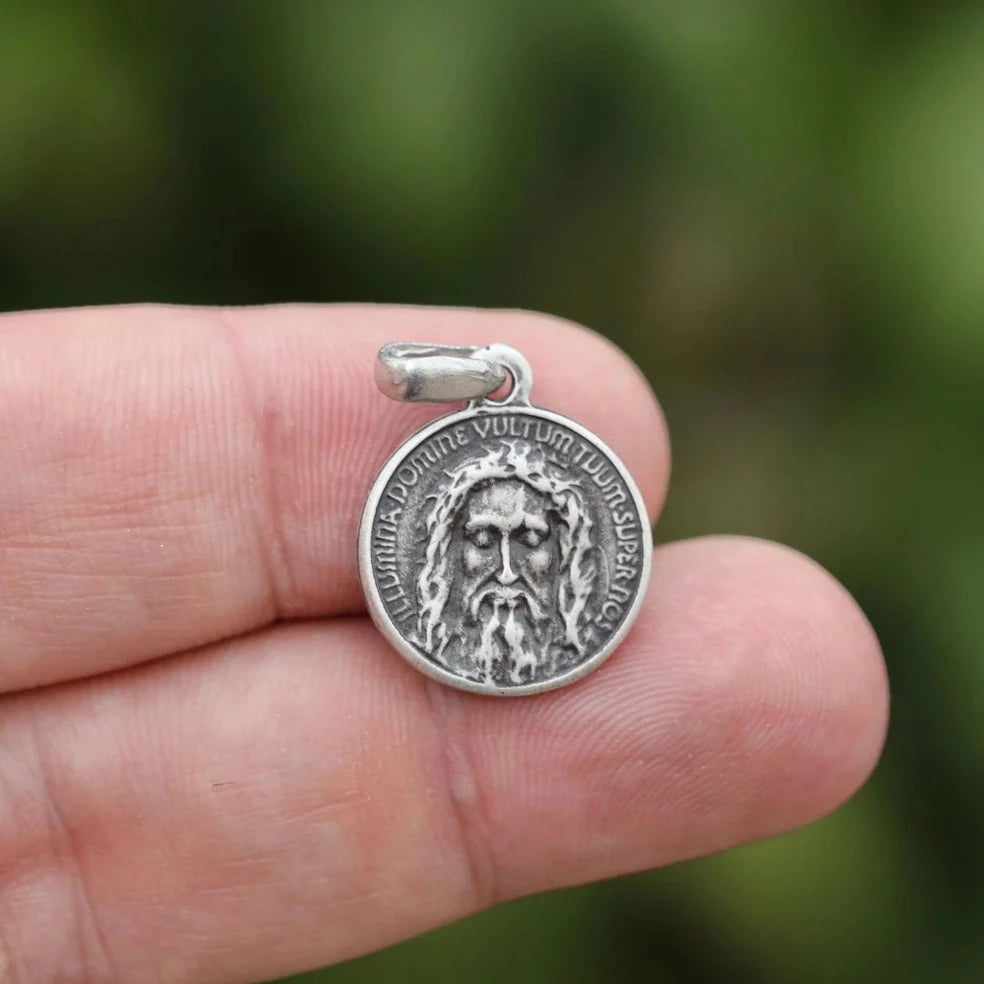 Santa Faz Plata - Rostro de la Sábana Santa