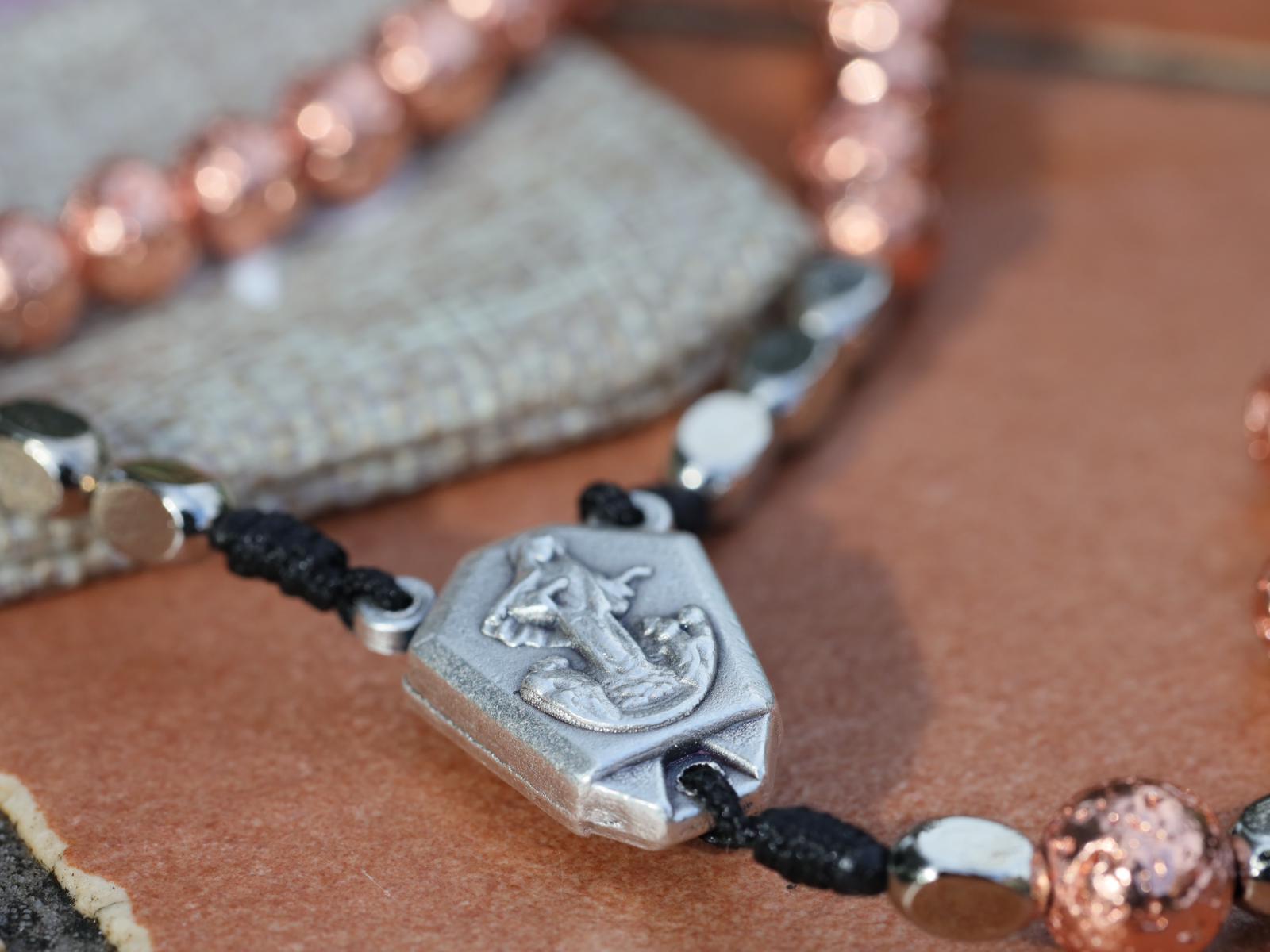 Rosario de Lava Rosegold