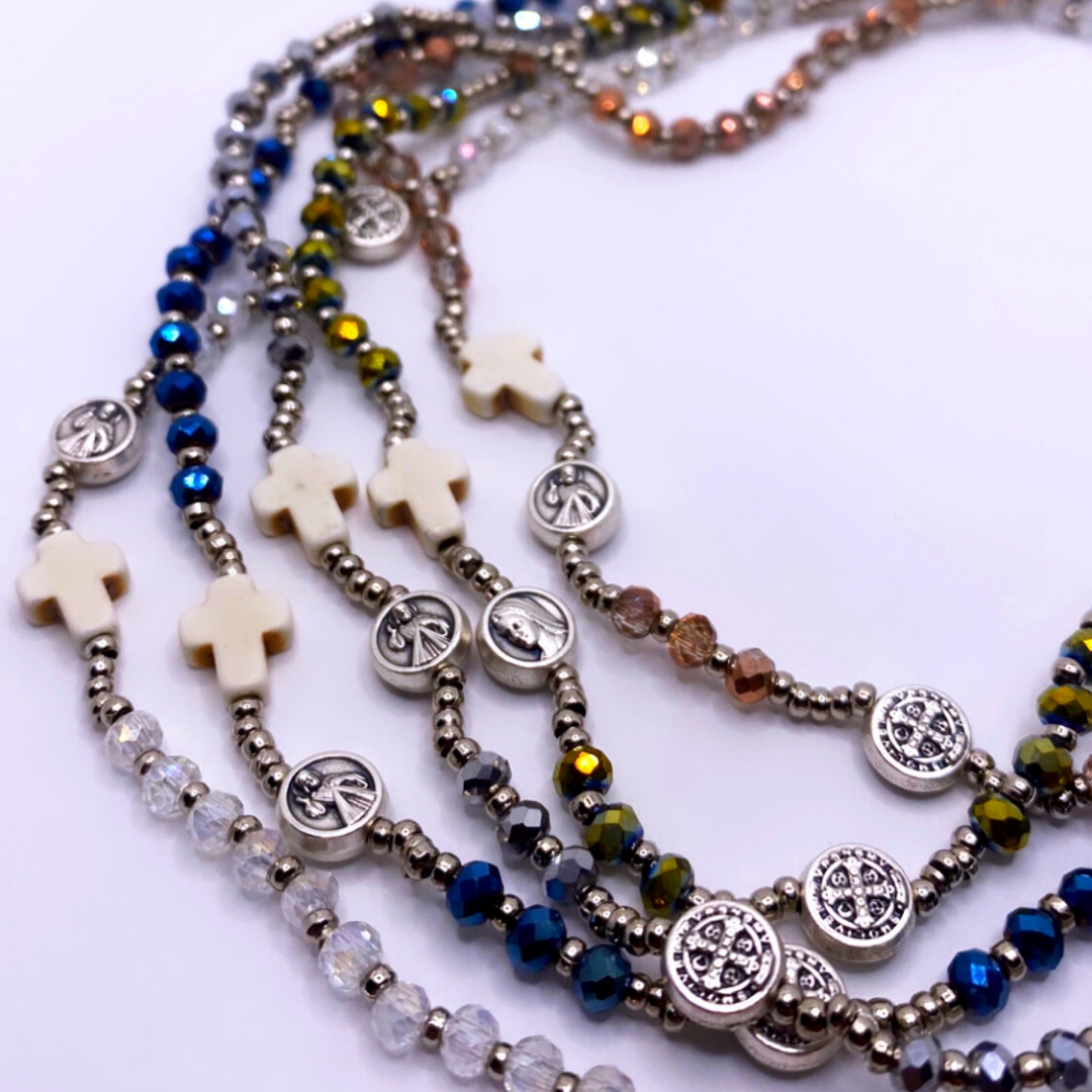 Rosario Pulsera Cristal